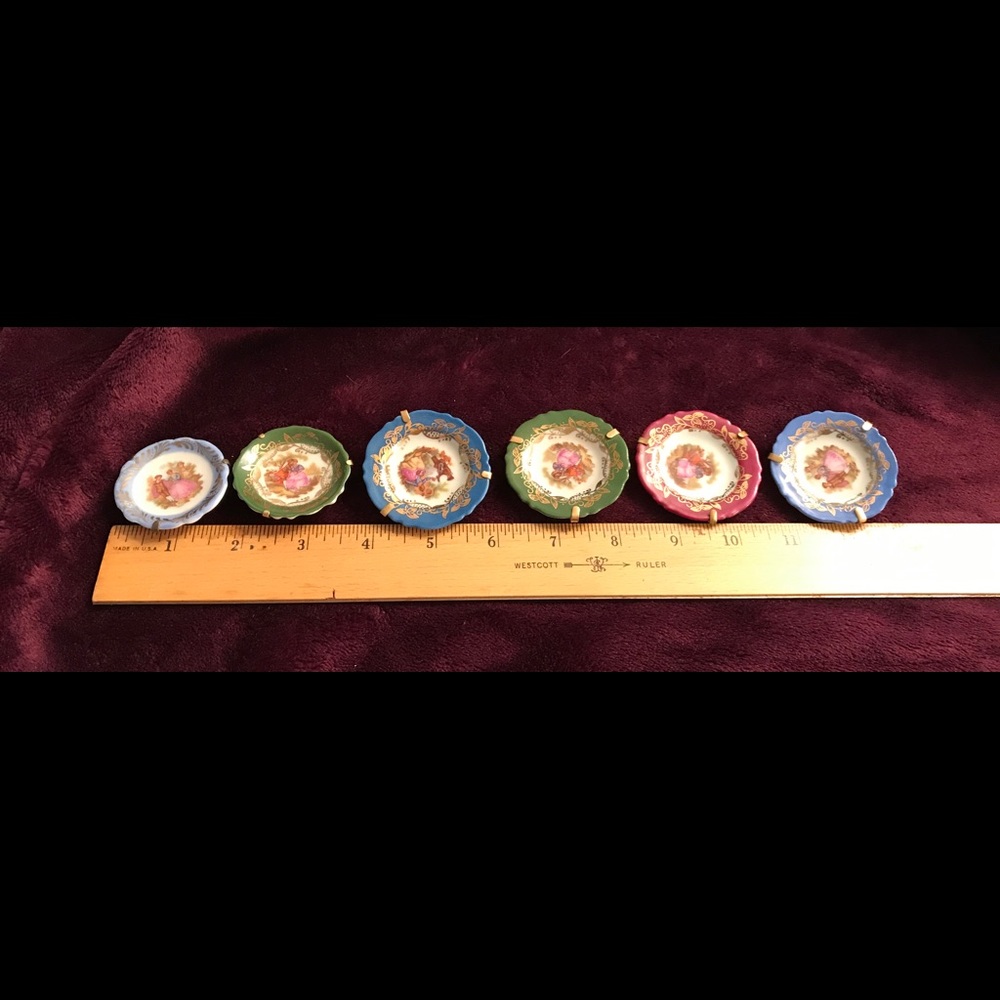 Miniature plates with stands. Limoges Decora - Picture 10 of 12